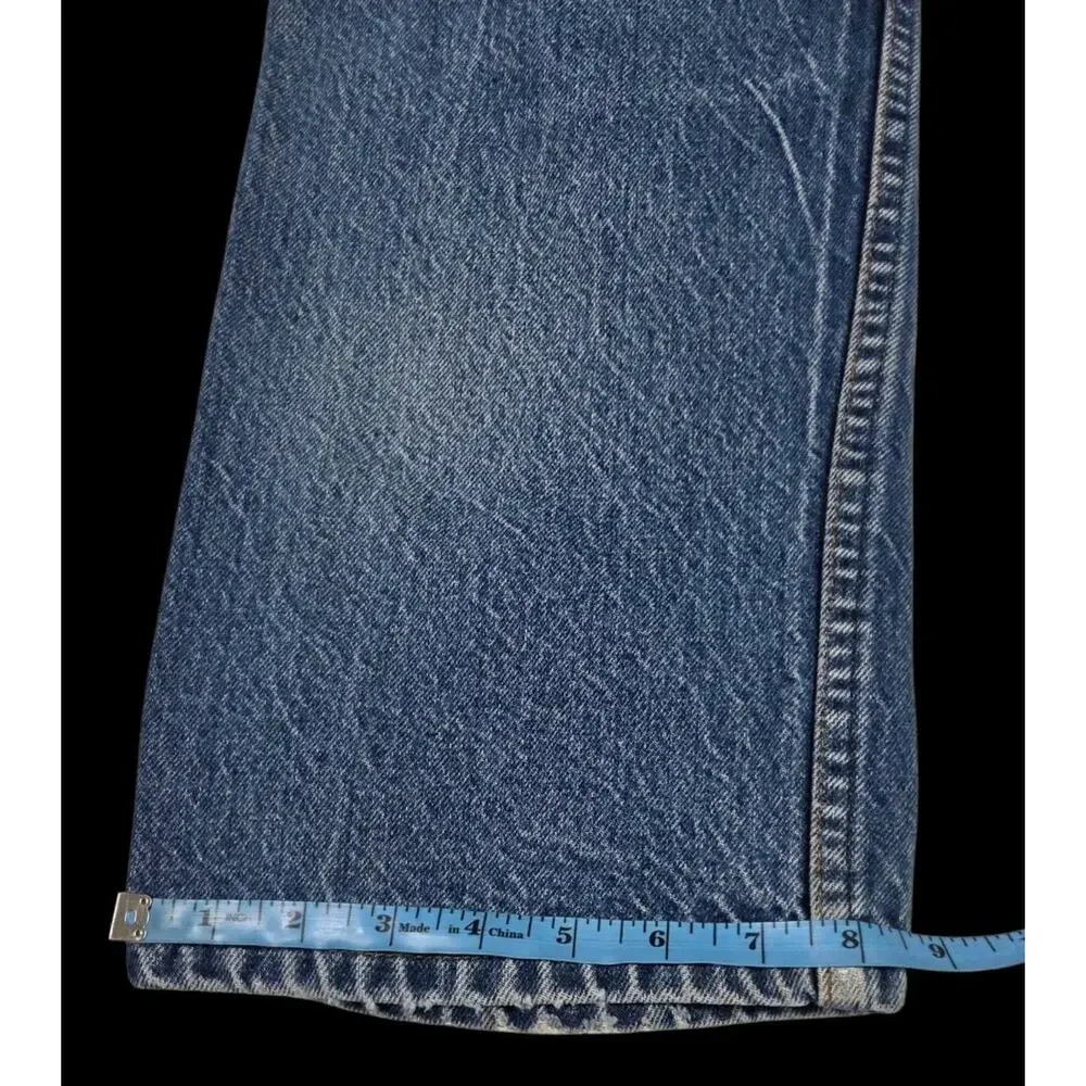 80s Levis Orange Tab Jeans Vtg 517 Bootcut Distressed Indie Sleaze 34x28 Actual